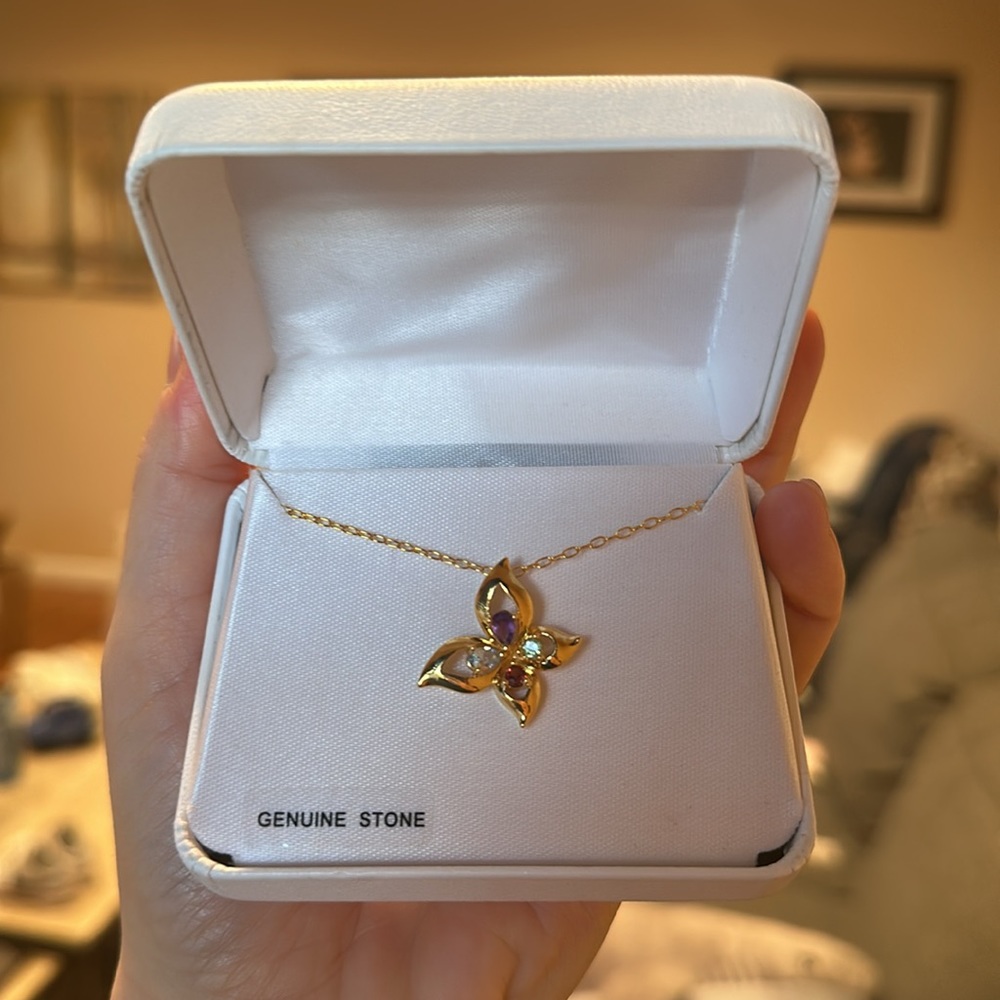 Gold Butterfly Necklace